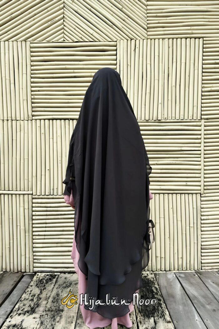 Double layer Jilbab with Abaya - Image 5