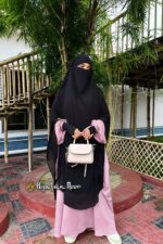 Double layer Jilbab with Abaya