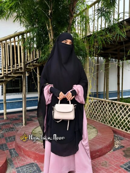 Double layer Jilbab with Abaya